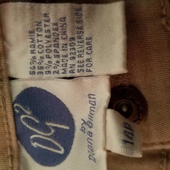 DG2 by Diane Gillman ankle Jeans -14P - Picture 2 of 4
